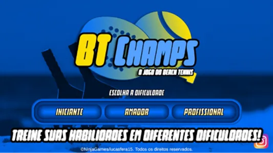 BT Champs: Beach Tennis Mobile screenshot 1