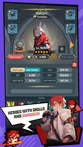 Rumble Squad: Idle Pixel RPG screenshot 0