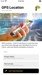 GPS Location - Exif & Trak Map screenshot 1