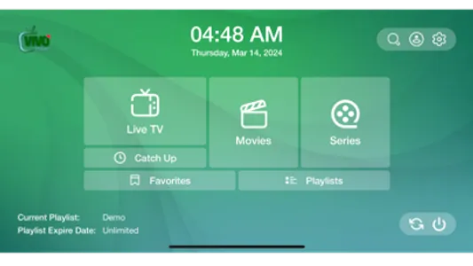 Vivo Player: Smart IPTV Player screenshot 1