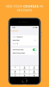 UNI Grade Calculator screenshot 1
