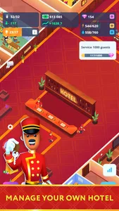 Idle Hotel Tycoon Empire screenshot 0