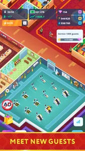 Idle Hotel Tycoon Empire screenshot 2
