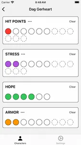 Daggerheart Tracker screenshot 1