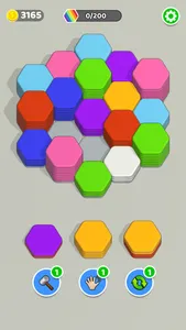 Hexa Stack Sort - Color Merge screenshot 0
