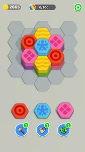 Hexa Stack Sort - Color Merge screenshot 2