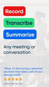 AI speech to text - RecapAI screenshot 1
