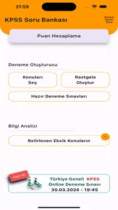 KPSS 2025 Deneme Sınavı Çıkmış screenshot 0