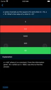 SAT Math : Algebra Lite screenshot 9