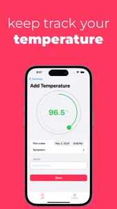 Thermometer: Body Temperature+ screenshot 0