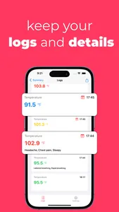Thermometer: Body Temperature+ screenshot 1