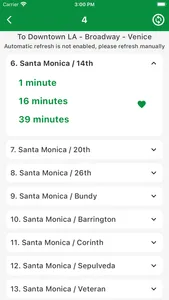 Los Angeles Transit Tracker screenshot 2