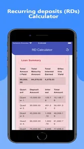 RD Calculator screenshot 3