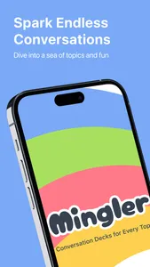 Conversation starters: Mingler screenshot 0