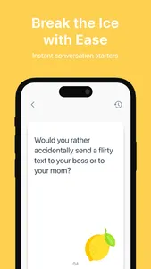 Conversation starters: Mingler screenshot 2