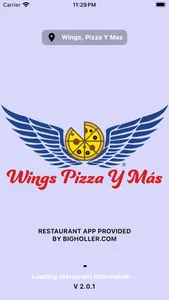 Wings, Pizza Y Mas screenshot 0