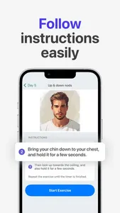 Jawline Exercises: Mewing Men screenshot 3