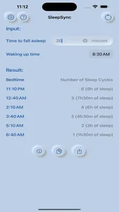 SleepSync: Sleep Calculator screenshot 0