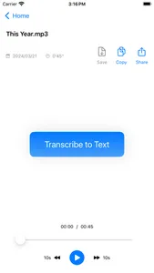 Audio-Text screenshot 1