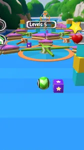 Rolling Ball Sky Escape Game screenshot 1