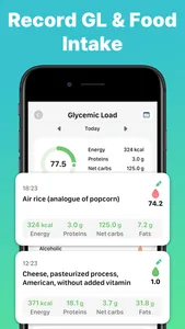 Glucose Tracker-Glycemic Index screenshot 1