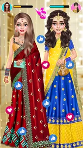Indian Bridal Dress Up- Makeup screenshot 3