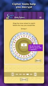 CryptoClub Daily Ciphers screenshot 1