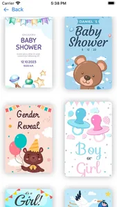 Babyshower Invitation . screenshot 0