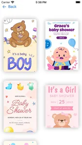 Babyshower Invitation . screenshot 2