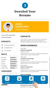 CV Maker & Resume Builder PDF screenshot 0