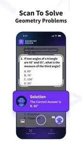 Geometry Solver & Calculator screenshot 1