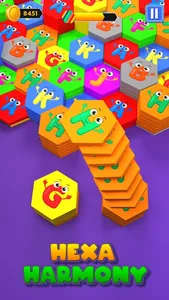 Hexa Sort 3d Color Hexa Puzzle screenshot 3