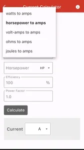 Electrical Calculator Plus screenshot 2