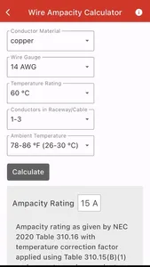 Electrical Calculator Plus screenshot 5