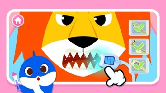 Baby Shark Dentist Play: Game screenshot 2