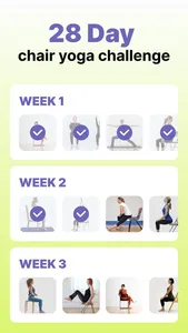 Chair Yoga for Seniors app! screenshot 1