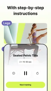 Chair Yoga for Seniors app! screenshot 2