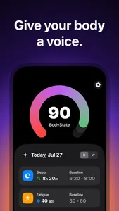 BodyState: Vitals Tracker screenshot 0