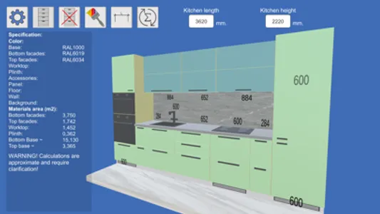 Kitchen Editor Line screenshot 3