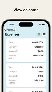 Database : PocketDB screenshot 3