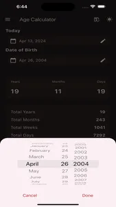 Age Calculator Offline screenshot 3