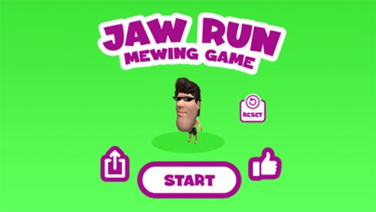 Jaw Run - Mewing Game screenshot 1