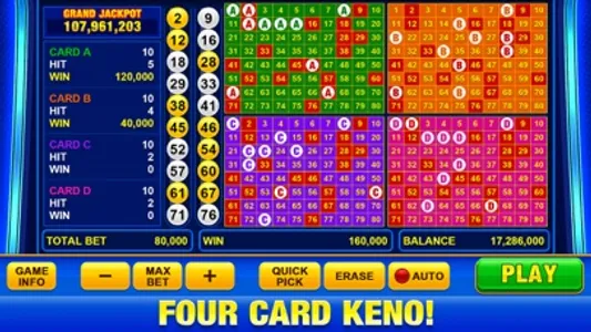 4 Card Keno screenshot 0