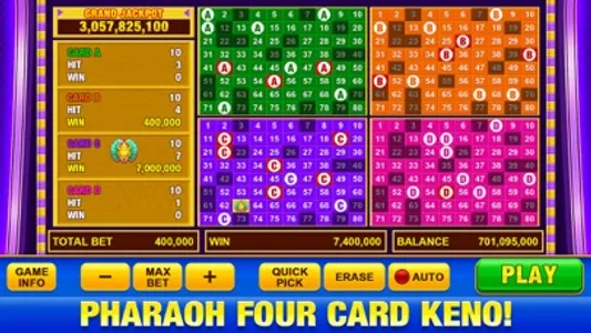 4 Card Keno screenshot 3