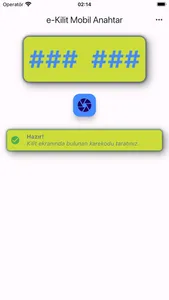 e-Kilit Mobil Anahtar screenshot 0