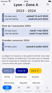 Vacances scolaires 2024-2025 screenshot 4