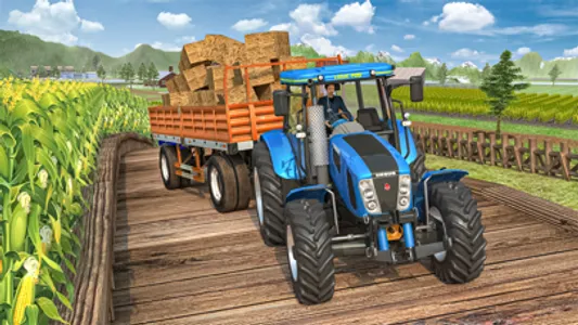 Indian Tractor Driving Games screenshot 2