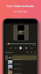 MusicPlayerOfMyVideo videoBGM screenshot 0