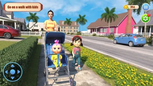 Single Mother Baby Care Games screenshot 2