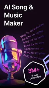 Musent: AI Songs & Music Maker screenshot 0